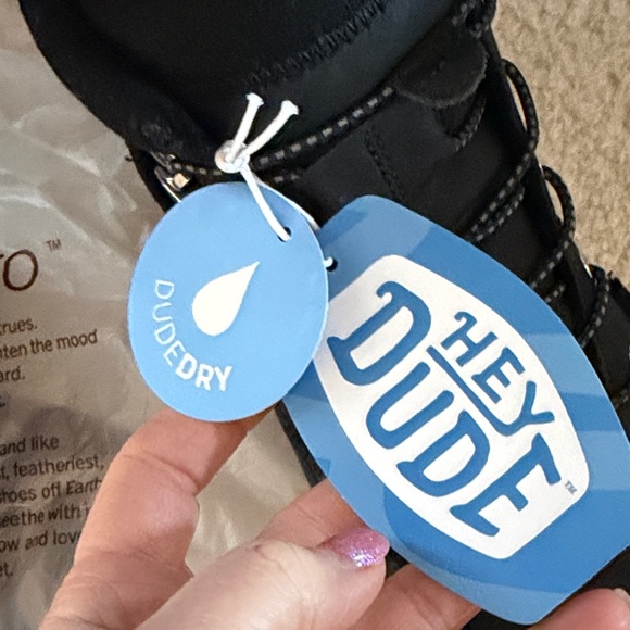 Hey Dude Men's Black Lace-Up Boots - Picture 5 of 5